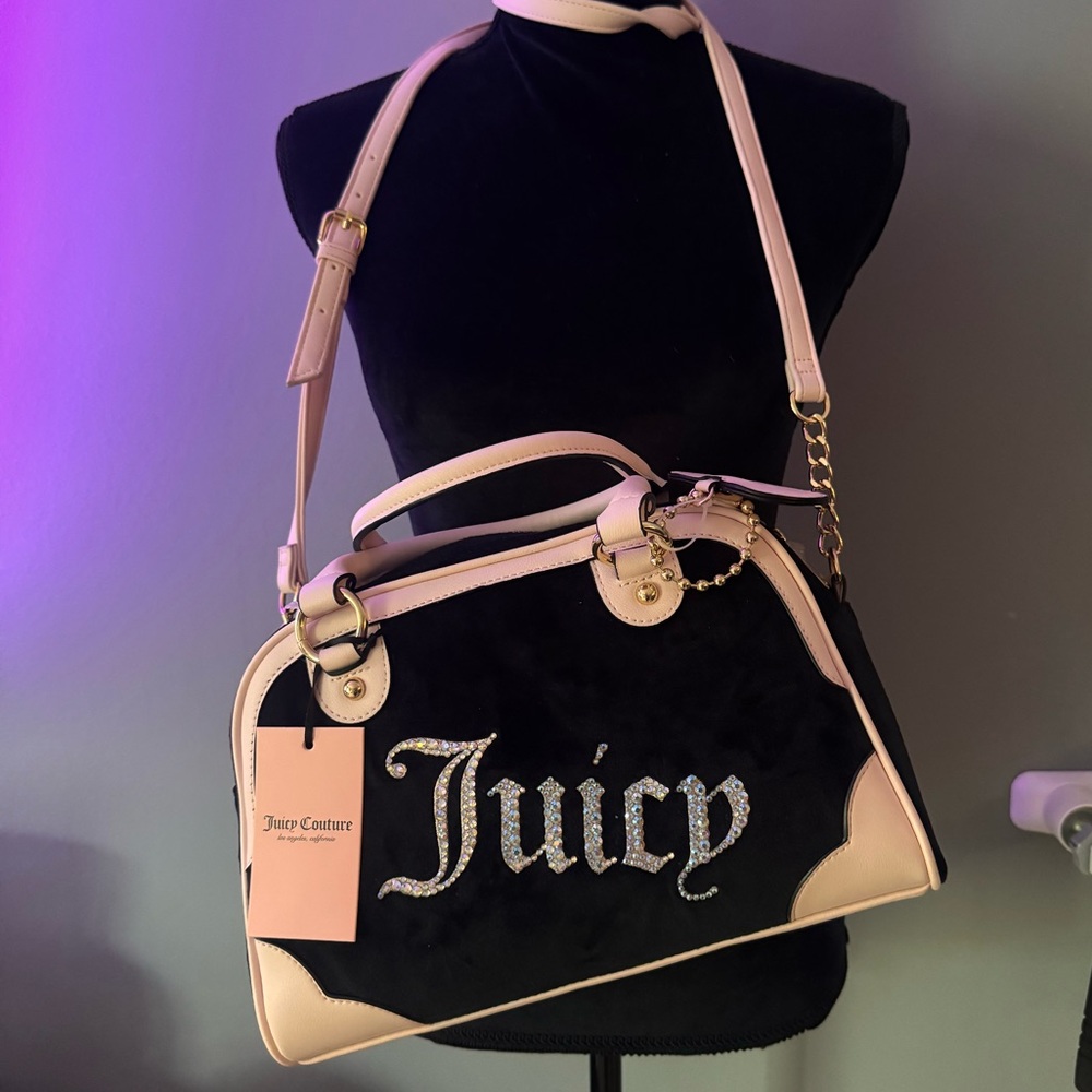 Juicy Couture Urban Heritage Bowler Bedazzled ONE OF A KIND!!